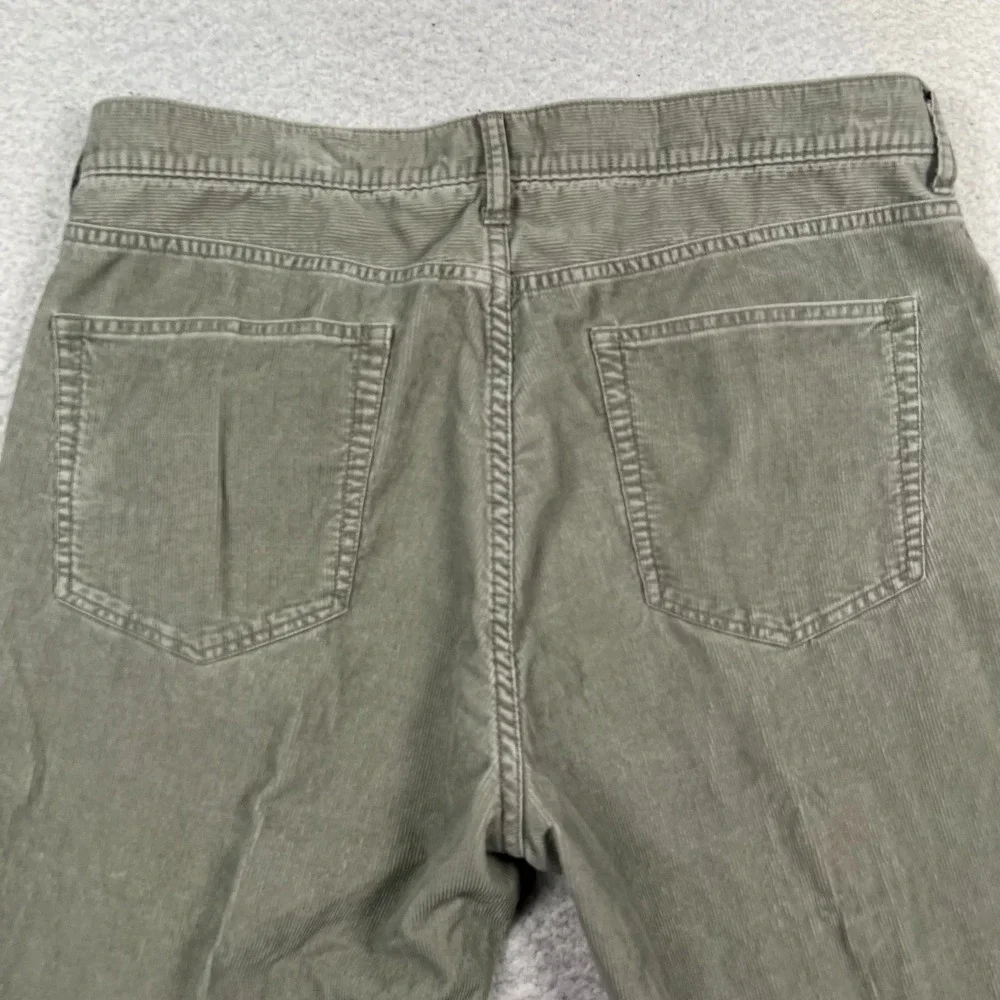 J Crew Vintage Cord Pants Mens 36x32 Straight Leg Corduroy Green Y2K Baggy Retro